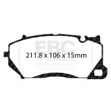 EBC 19-23 Audi RS6 C8 / RS7 4G9 4.0 Twin Turbo Bluestuff Front Brake Pads thumbnail 3