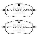 EBC 21-24 Jaguar E-Pace 2.0T Front Yellowstuff Brake Pads thumbnail 1