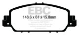EBC 13-15 Honda Accord Coupe 3.5L Front Bluestuff Brake Pads thumbnail 3