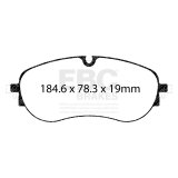 EBC 2021+ Audi Q4 e-tron Front Ultimax Brake Pads thumbnail 1