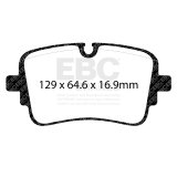 EBC 20-24 Audi A8 Quattro D5 3.0T/Electric Hybrid Bluestuff Rear Brake Pads thumbnail 4