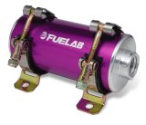 Fuelab Prodigy High Flow Carb In-Line Fuel Pump w/External Bypass - 1800 HP - Purple thumbnail 2