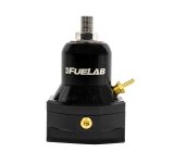 Fuelab 565 EFI Adjustable FPR 40-80 PSI (2) -10AN In (1) -10AN Return Max Flow Bypass - Black thumbnail 2