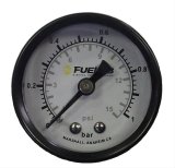 Fuelab 1.5in Carb Fuel Pressure Gauge - Range 0-15 PSI (Dual Bar/PSI Scale) thumbnail 1