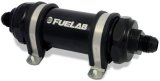 Fuelab 828 In-Line Fuel Filter Long -10AN In/Out 100 Micron Stainless - Black thumbnail 2