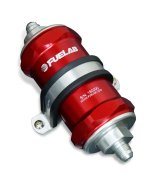 Fuelab 848 In-Line Fuel Filter Standard -8AN In/Out 6 Micron Fiberglass w/Check Valve - Red thumbnail 3