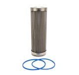 Fuelab 100 Micron Stainless Steel Replacement Element - 6in w/2 O-Rings & Instructions thumbnail 1