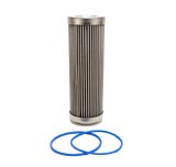 Fuelab 100 Micron Stainless Steel Replacement Element - 6in w/2 O-Rings & Instructions thumbnail 2