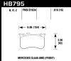Hawk 14-17 Mercedes-Benz CLA 45 AMG Performance Ceramic Street Front Brake Pads thumbnail 9