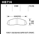 Hawk 2015 Ford F-250/350/450 Super Duty Front Brake Pads thumbnail 4