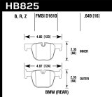 Hawk 13-15 BMW 335i/335i xDrive / 14-16 BMW 435i/435i xDrive HPS 5.0 Rear Brake Pads thumbnail 6