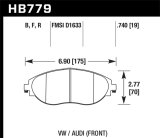 Hawk 15-16 Audi S3 HPS Street Front Brake Pads thumbnail 5