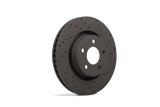 Hawk Talon 2013 Lexus ES300h Drilled and Slotted Front Brake Rotor Set thumbnail 5