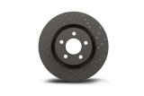Hawk Talon 2012 Buick Regal Brembo Calipers Drilled and Slotted Front Brake Rotor Set thumbnail 5