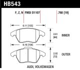 Hawk Audi A3 Quattro / VW EOS / Golf / Jetta / Passat / Rabbit Performance Ceramic Front Brake Pads thumbnail 6