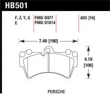 Hawk 07-10 Audi Q7 3.6L/4.2L / 03-07 Porsche Cayenne 4.5L / 04-07 VW Touareg Performance Ceramic Str thumbnail 1