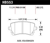 Hawk 06-07 Audi A6 Quattro / 03-04 RS6 / 04-08 S4 HPS Street Rear Brake Pads thumbnail 1