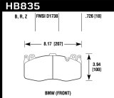 Hawk 13-16 BMW 5 Series HPS 5.0 Front Brake Pads thumbnail 1