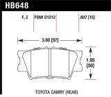 Hawk HPS Street Brake Pads thumbnail 1