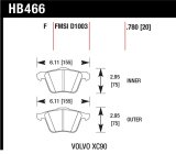 Hawk LTS Street Brake Pads thumbnail 1