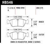 Hawk HP+ Street Brake Pads thumbnail 4