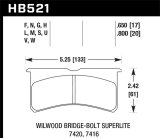 Hawk HP+ Street Brake Pads thumbnail 7