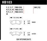 Hawk Performance Ceramic Street Brake Pads thumbnail 1