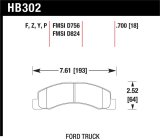 Hawk LTS Street Brake Pads thumbnail 1