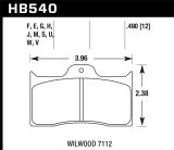 Hawk Wilwood DTC-30 Brake Pads thumbnail 5