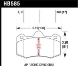 Hawk AP Racing CP 6600 DTC-70 Race Brake Pads thumbnail 1