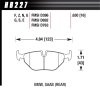 Hawk 92-98 BMW 318i DTC-30 Race Rear Brake Pads thumbnail 9