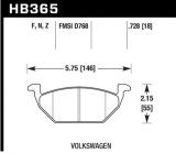 Hawk HPS 5.0 Street Brake Pads - Front thumbnail 1