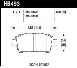 Hawk 04-07 xA/xB D990 Blue 9012 Race Front Brake Pads thumbnail 1