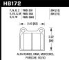 Hawk 77-79 Alfa Romeo Sprint HPS 5.0 Front Brake Pads thumbnail 6