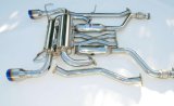 Invidia 03-08 Infiniti FX35/45 Gemini Single Layer Titanium Tip Cat-back Exhaust thumbnail 1