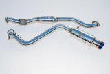 Invidia 08-09 WRX Sedan 76mm (101mm tip) REGULAR Titanium Tip Cat-back Exhaust thumbnail 1
