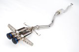 Invidia 2017+ Honda Civic Hatchback Sport/Sport Touring Gemini Titanium Tip Cat-back Exhaust thumbnail 2