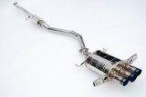 Invidia 17+ Honda Civic SI Hatchback Q300 Triple Titanium Tip Cat-back Exhaust thumbnail 2