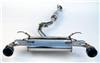 Invidia Subaru BRZ / Scion FRS Q300 w/ Rolled Titanium Tips Cat- Back Exhaust (Blue Edge) thumbnail 6