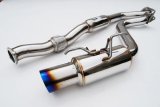 Invidia 08+ WRX Hatch 76mm REGULAR Titanium Tip Cat-back Exhaust thumbnail 1