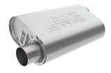 Borla CrateMuffler SBC Hot 350/383 3 inch Offset/Center 14in x 4.35in x 9in Oval Muffler thumbnail 1