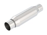 Borla CrateMuffler Resonator Option 2.5in Center/Center 3.5in Round x 10in thumbnail 1