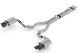 Borla 2018 Ford Mustang GT 5.0L AT/MT 3in S-Type Catback Exhaust Black Chrome Tips w/ Valves thumbnail 3