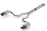 Borla 2018 Ford Mustang GT 5.0L AT/MT 3in S-Type Catback Exhaust Black Chrome Tips w/ Valves thumbnail 4