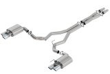Borla 2018 Ford Mustang GT 5.0L AT/MT 3in ATAK Catback Exhaust w/ Valves thumbnail 5