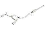 Borla 09-15 Mitsubishi Lancer Ralliart 2.0L 4cyl MT 6spd AWD Catback Exhaust thumbnail 4