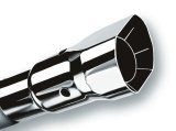Borla Universal Polished Tip Single Square Angle-Cut Intercooled (inlet 2 1/4in. Outlet 2 1/2 x 2 3/ thumbnail 7