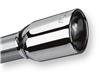 Borla Universal Polished Tip Single Oval Rolled Angle-Cut w/Clamp (inlet 2 1/4in. Outlet 3 5/8 x 2 1 thumbnail 5