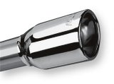Borla Universal Polished Tip Single Oval Rolled Angle-Cut w/Clamp (inlet 2 1/4in. Outlet 3 5/8 x 2 1 thumbnail 7