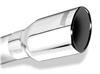 Borla Universal Polished Tip Single Round Rolled Angle-Cut w/Clamp thumbnail 5